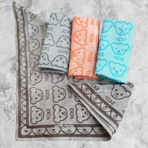 دستمال طرح خرسی