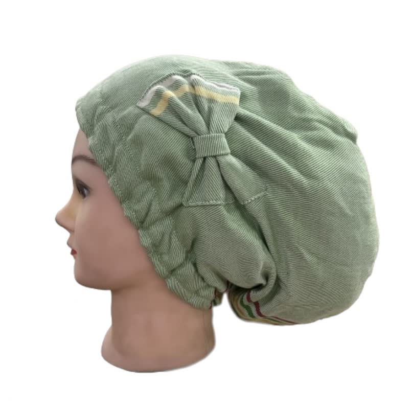 کلاه حمام رنگ سبز