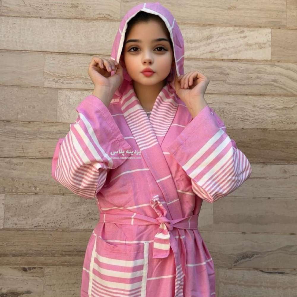 تن پوش صورتی-سفید تن پوش صورتی-سفید