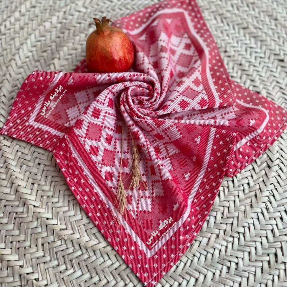 دستمال ژاکارد طرح لوزی دستمال ژاکارد طرح لوزی