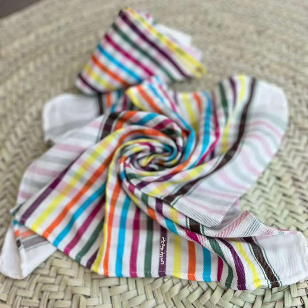 دستمال آشپزخانه طرح چارخونه